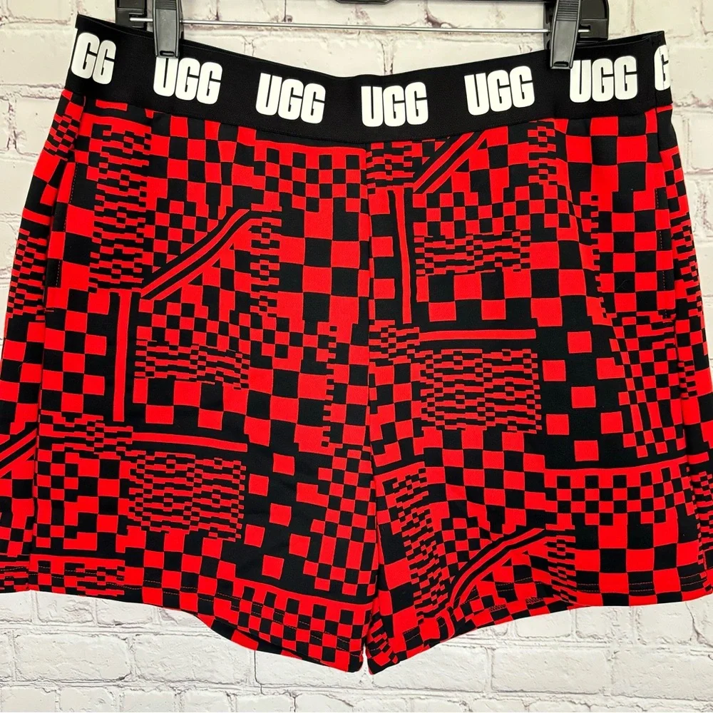 UGG Chrissy Check Boyfriend Shorts--XL - Picture 7 of 13
